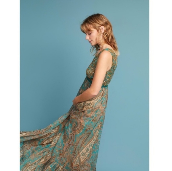 Anthropologie - Rana Gill Paisley - - Picture 1 of 8